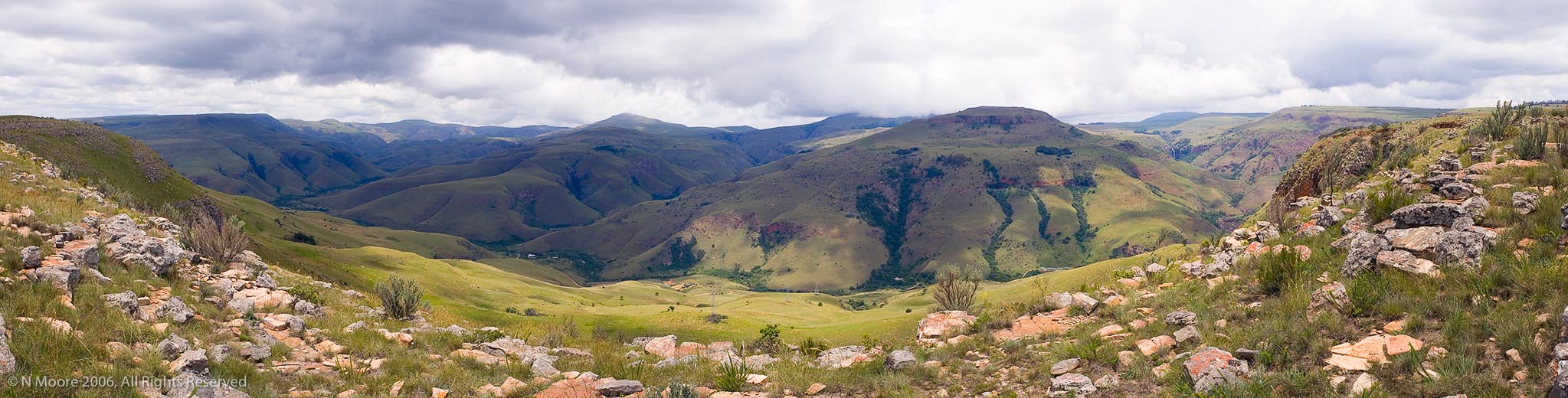 Finsbury from southern Majubane